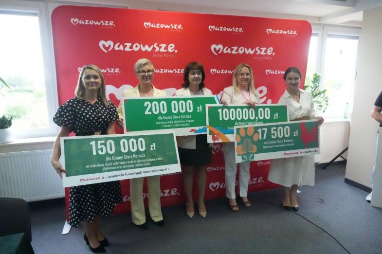 Prawie 1,8 mln zł z budżetu Mazowsza dla powiatu łosickiego