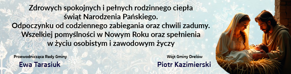 Życzenia bożonarodzeniowe - Gmina Drelów